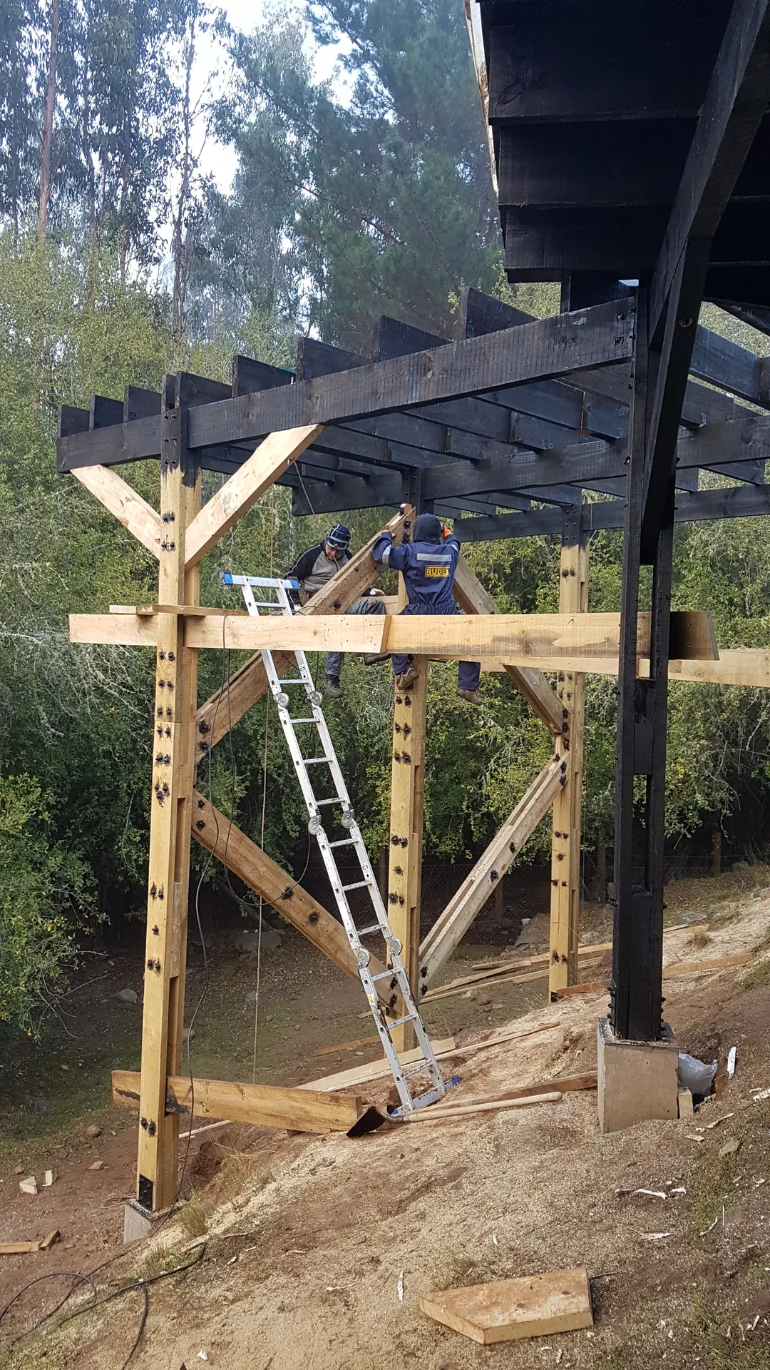 Balcón del Peral en construcción, mayo 2019, obra de CCP Arquitectura