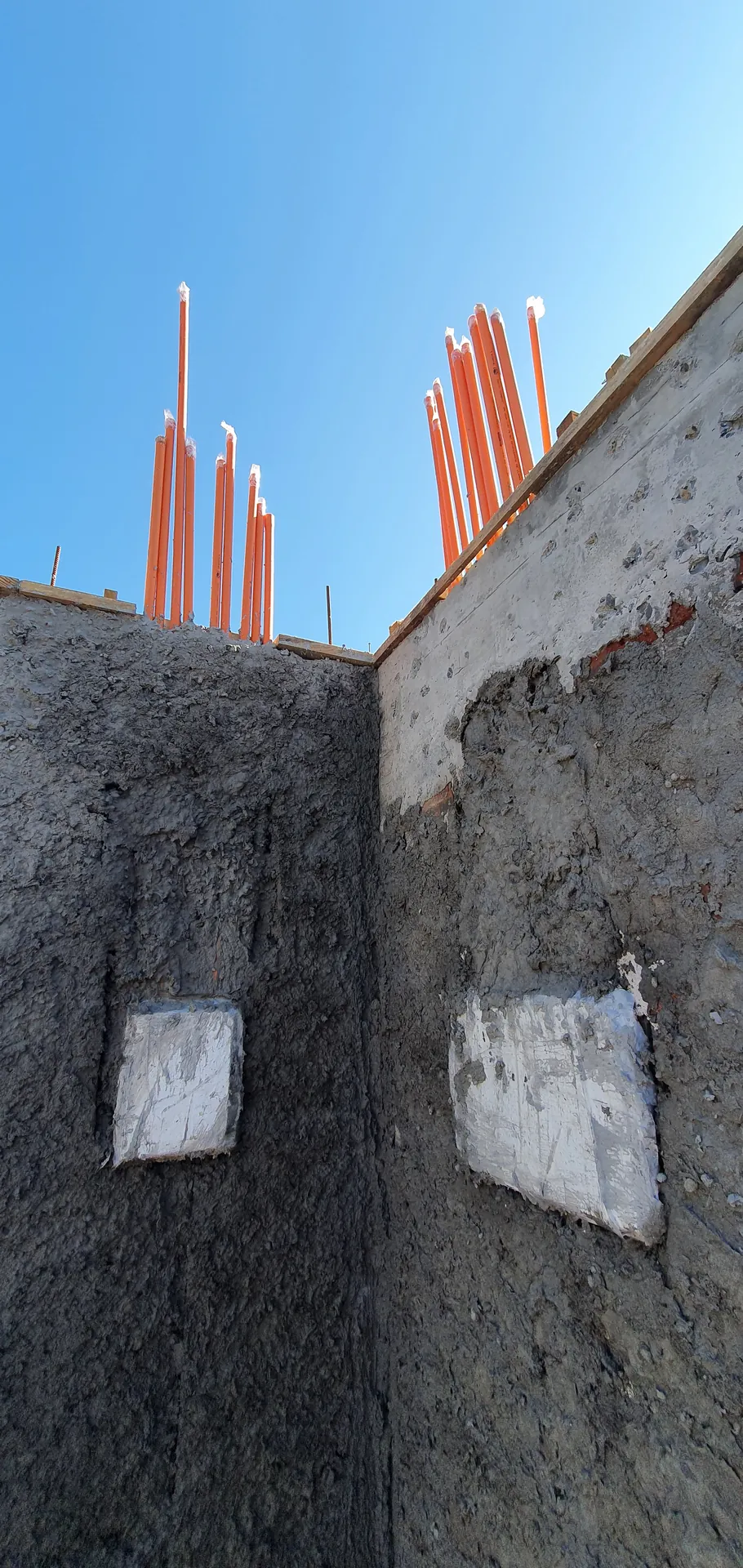 Casa Curepto en construcción, mayo 2022, obra de CCP Arquitectura