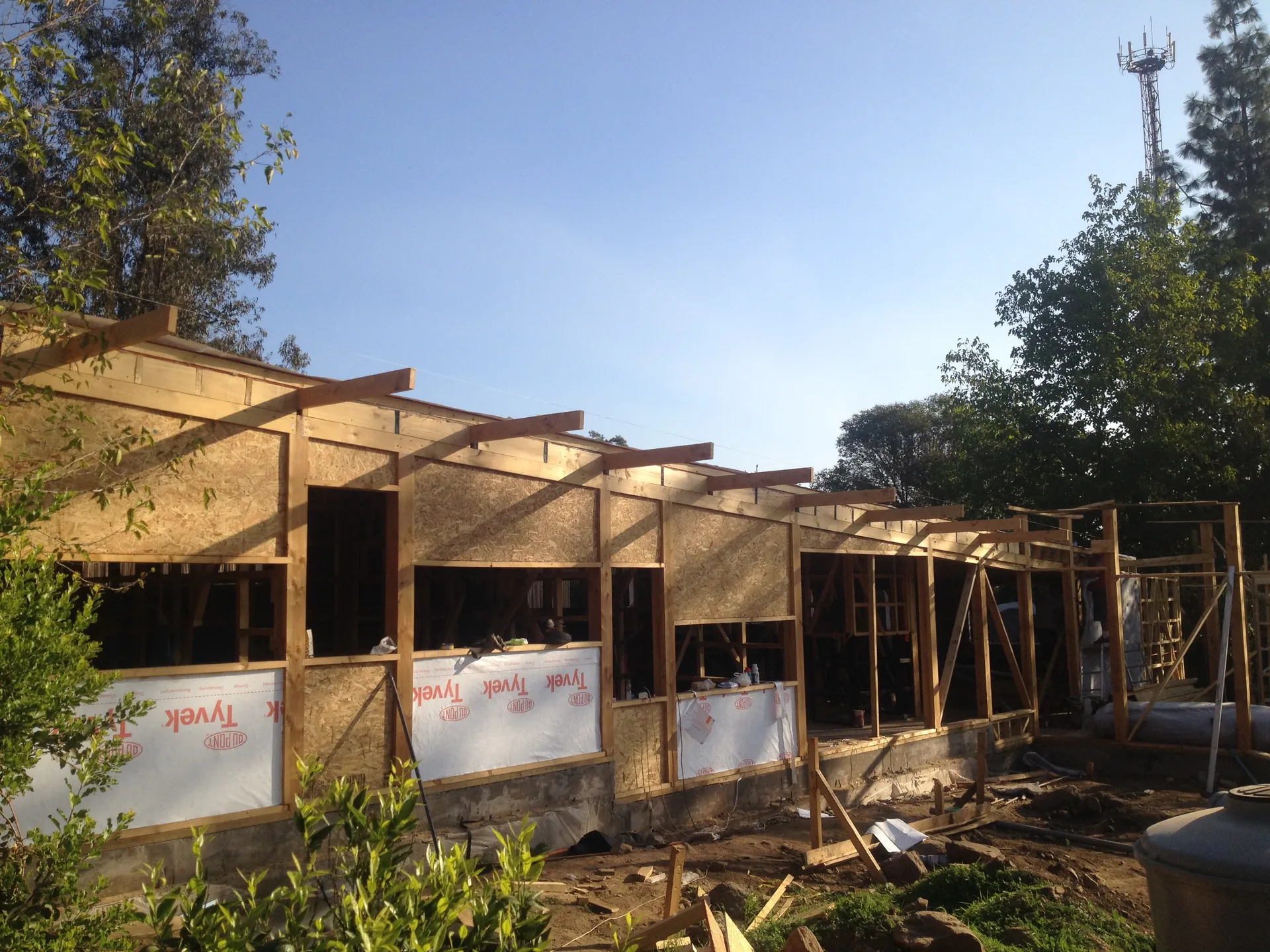 Casa Minillas en construcción, abril 2015, obra de CCP Arquitectura